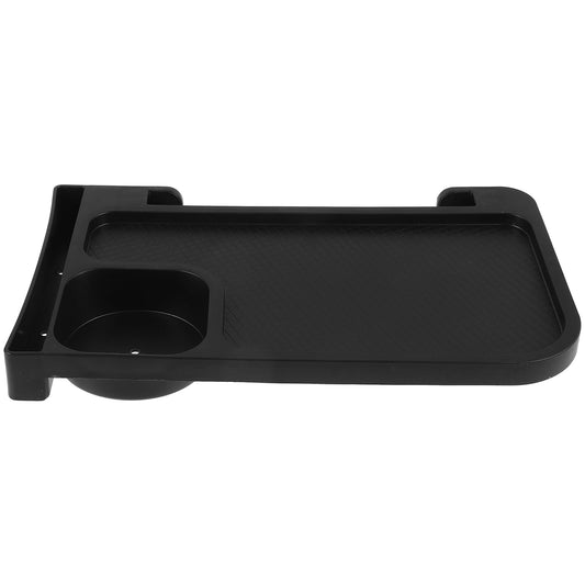 SEWCHICS Chair Arm Tray Home Users Black ABS Plastic 1Pack