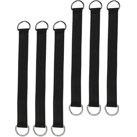 SEWCHICS 6Pcs Tree Accessory Outdoor Black Stainless Steel for Camping and Hiking