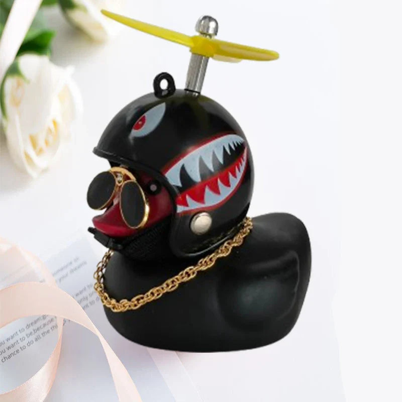 Car Duck Helmet Pendant