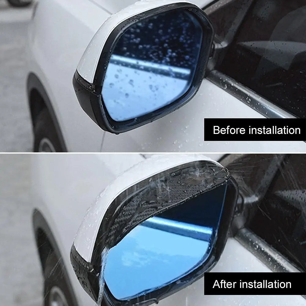 Carbon Fiber Mirror Rain Guards