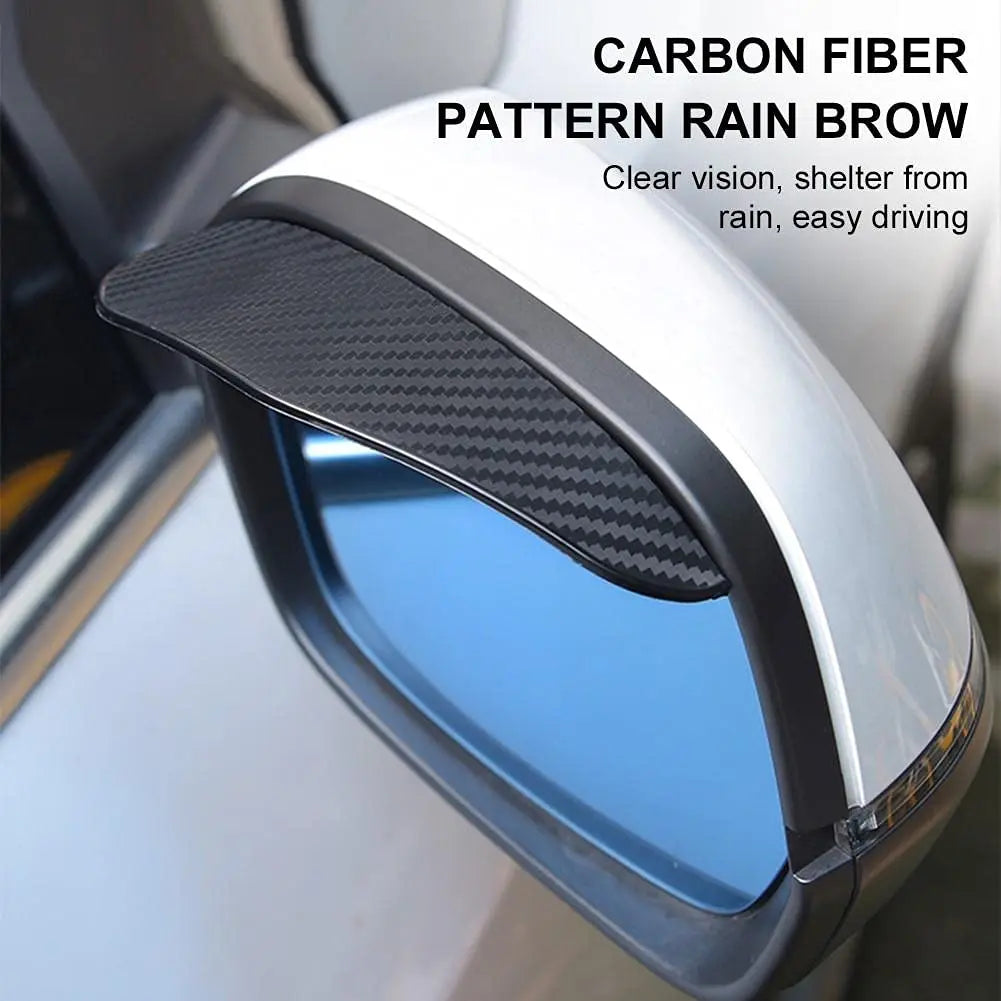 Carbon Fiber Mirror Rain Guards