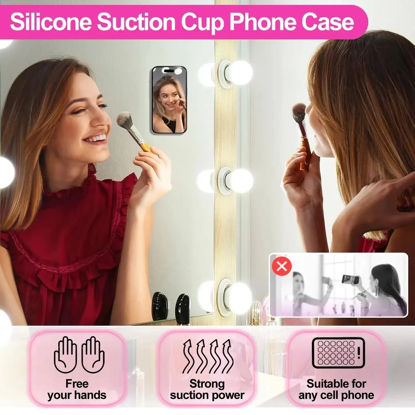 Candy Color Suction Phone Holder
