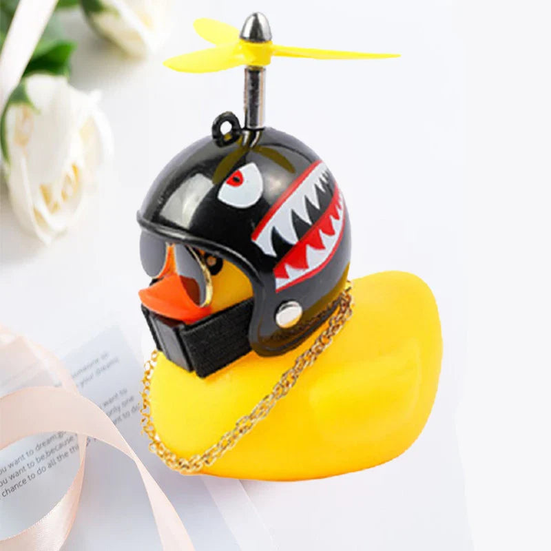 Car Duck Helmet Pendant