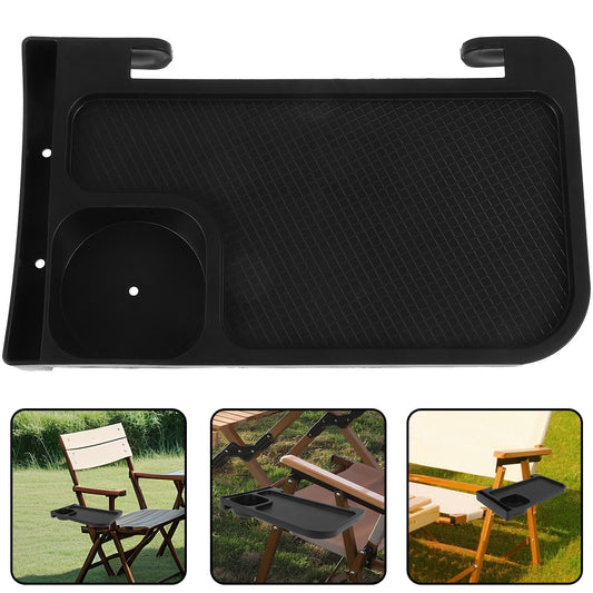 Worgeous 1Set Abs Plastic Cup Holders for Chairs with Multipurpose Design for Camping and Beach Activities
