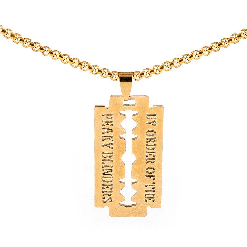 "By Order of the Peaky Blinders" Razor Necklace