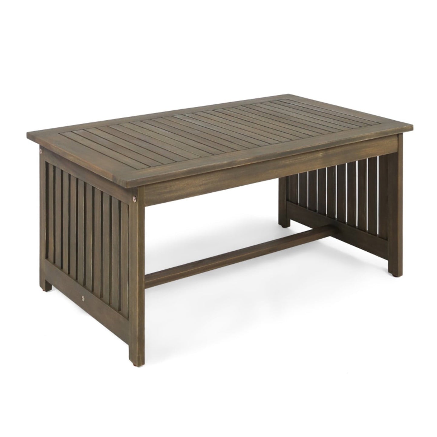 DIANJIE Wooden Outdoor Leisure Coffee Table Grey