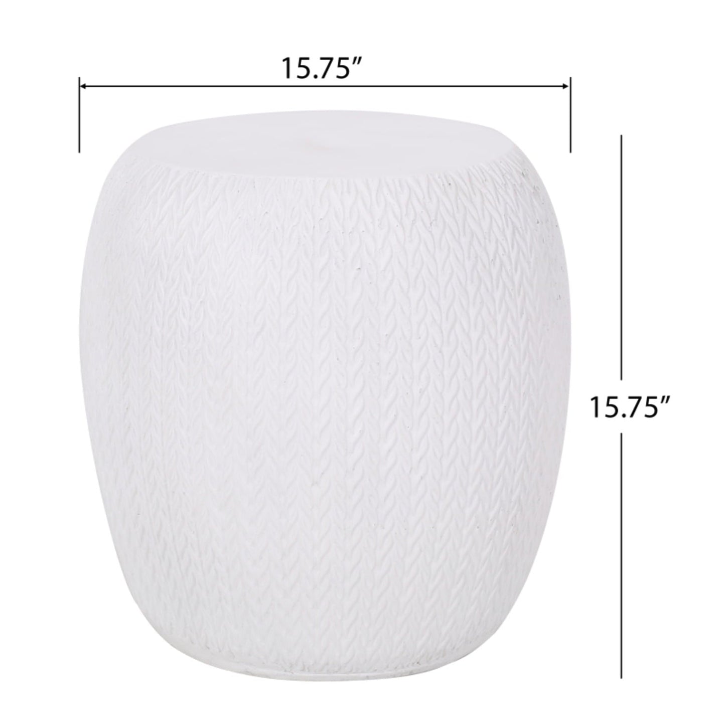 DIANJIE Outdoor LightWeight Concrete Side Table