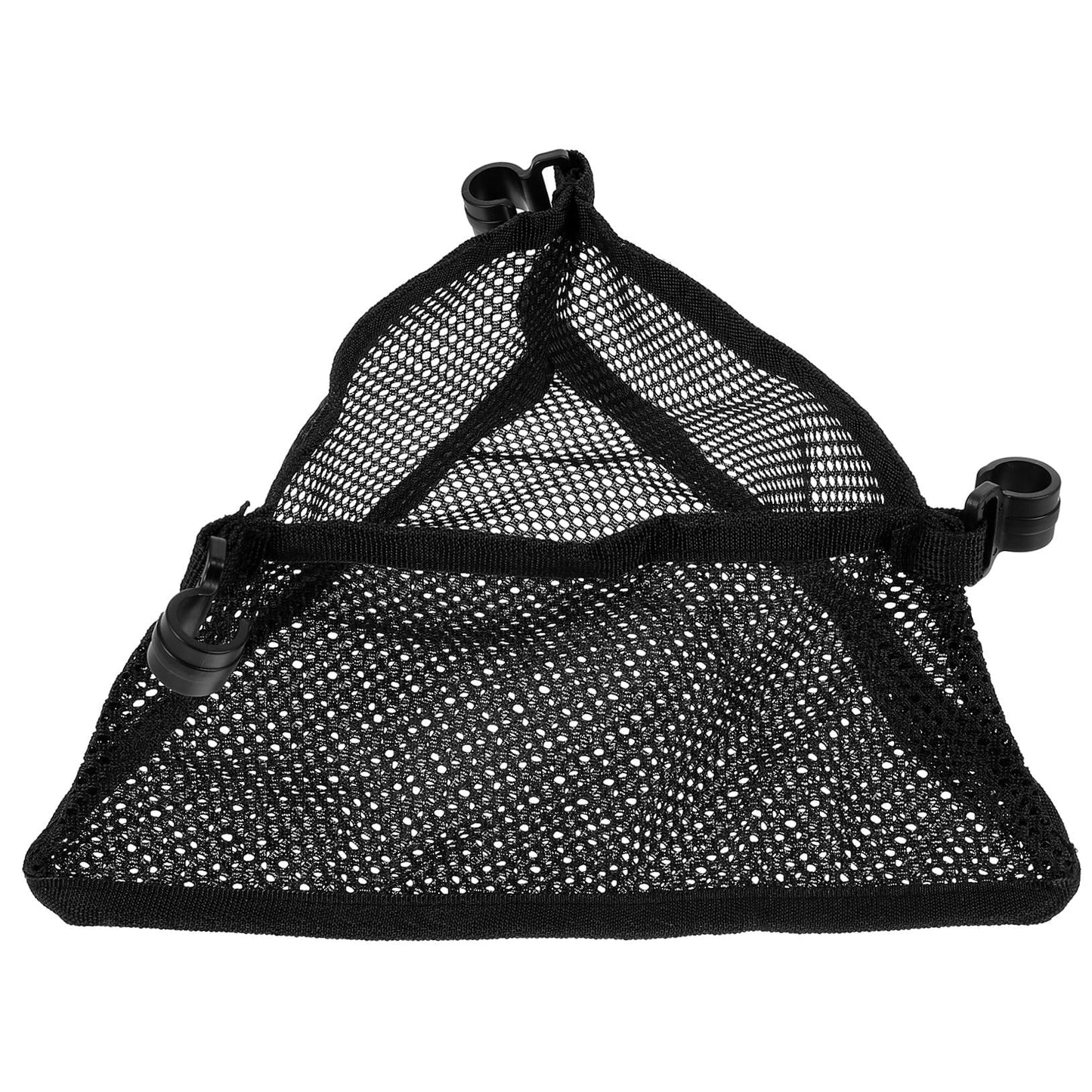 Pretyzoom Foldable Storage Basket for Table with Black Mesh Cloth 1Set