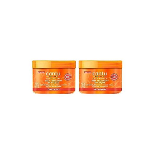 Cantu Deep Treatment Masque with Shea Butter for Natural Hair, 12 oz (Packaging May Vary) (Pack of 2)