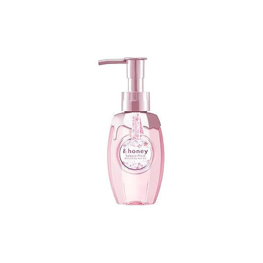 & Honey Sakura Pixie Moist Silky Hair Oil, 3.3 Fl Oz (Pack of 1), Pink