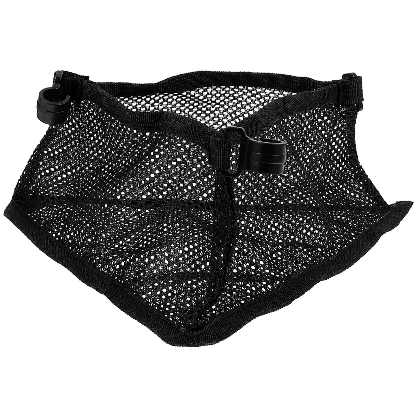 Pretyzoom Foldable Storage Basket for Table with Black Mesh Cloth 1Set