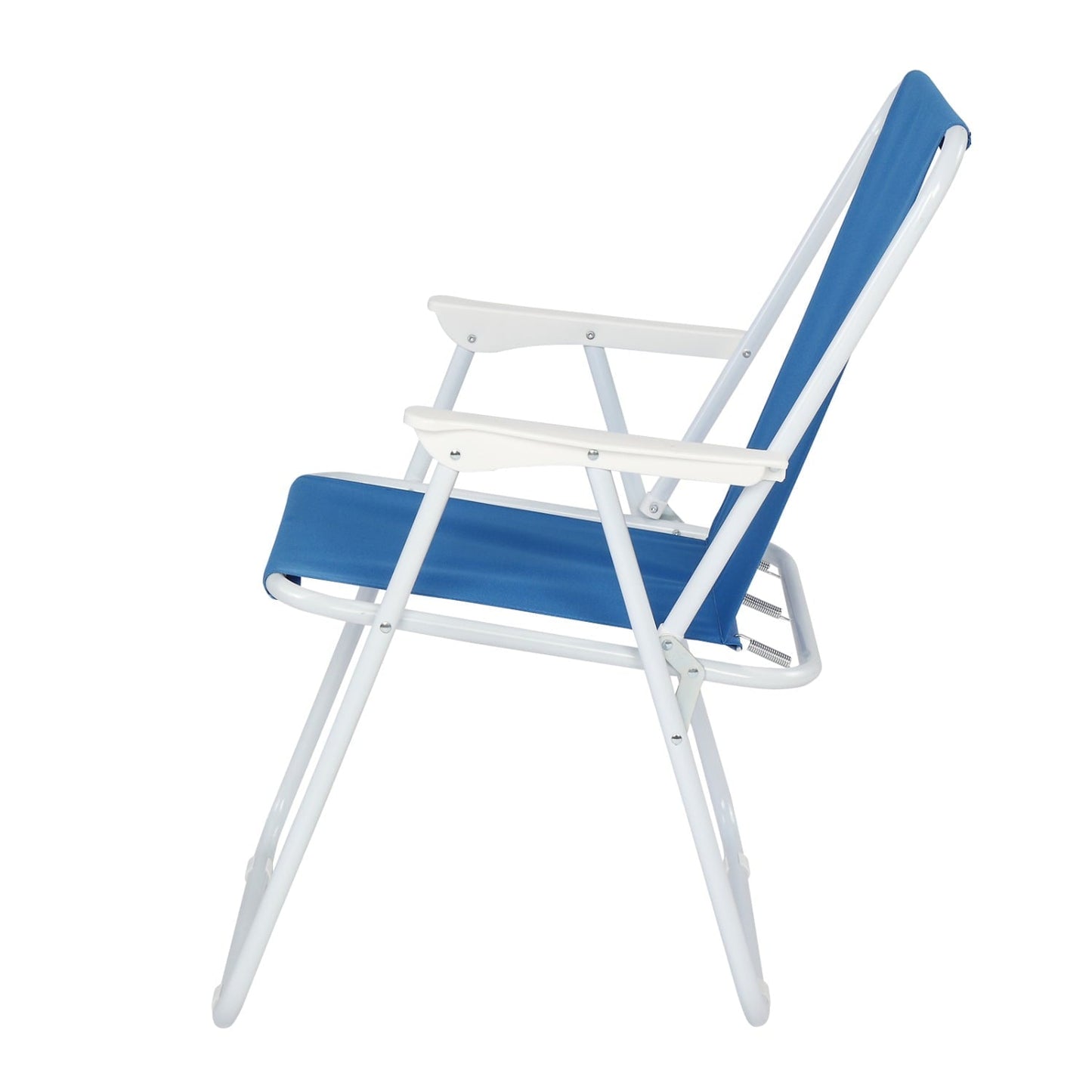 DECMAY Oxford Cloth Iron Outdoor Beach Chair Blue